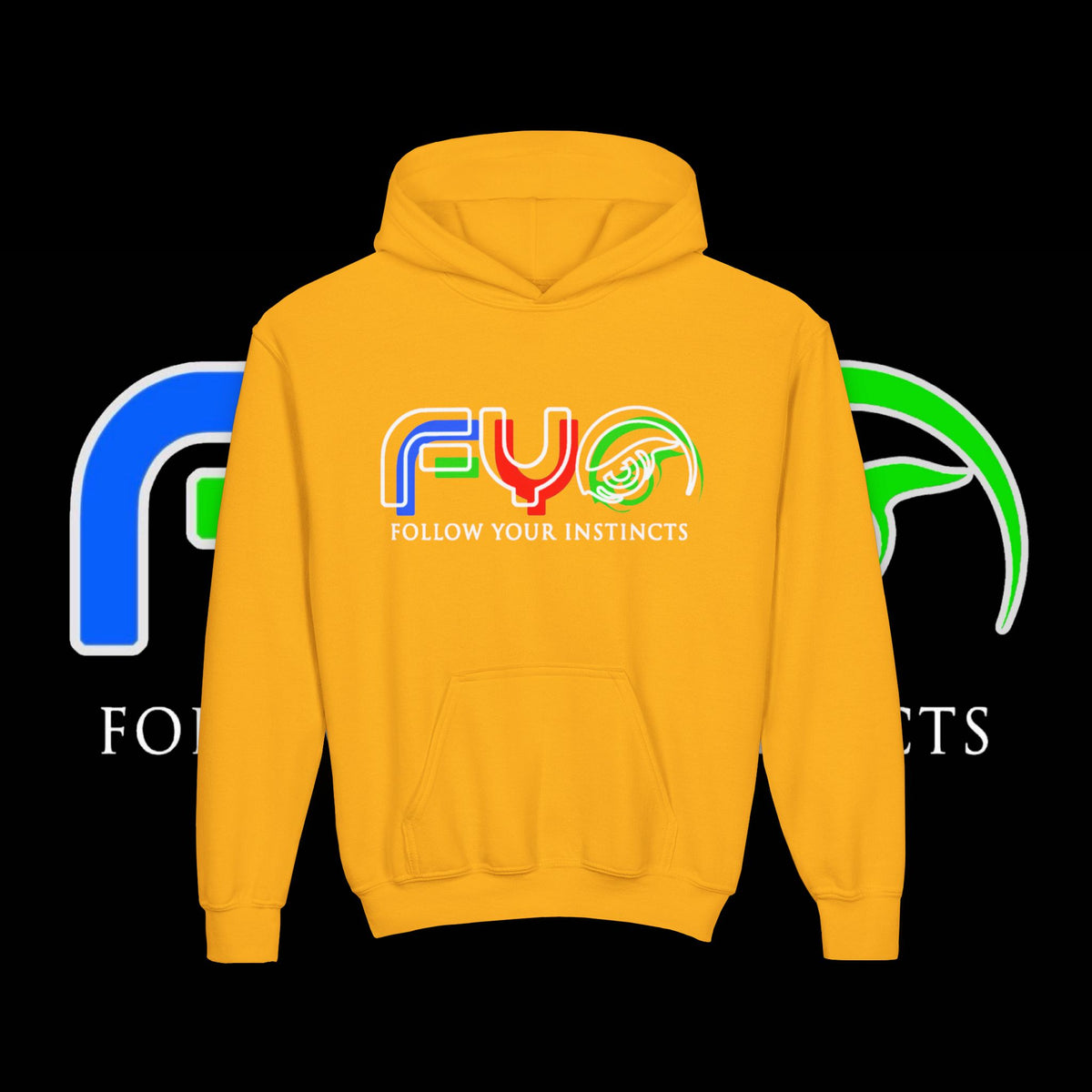 Seeing Double Youth Hoodie