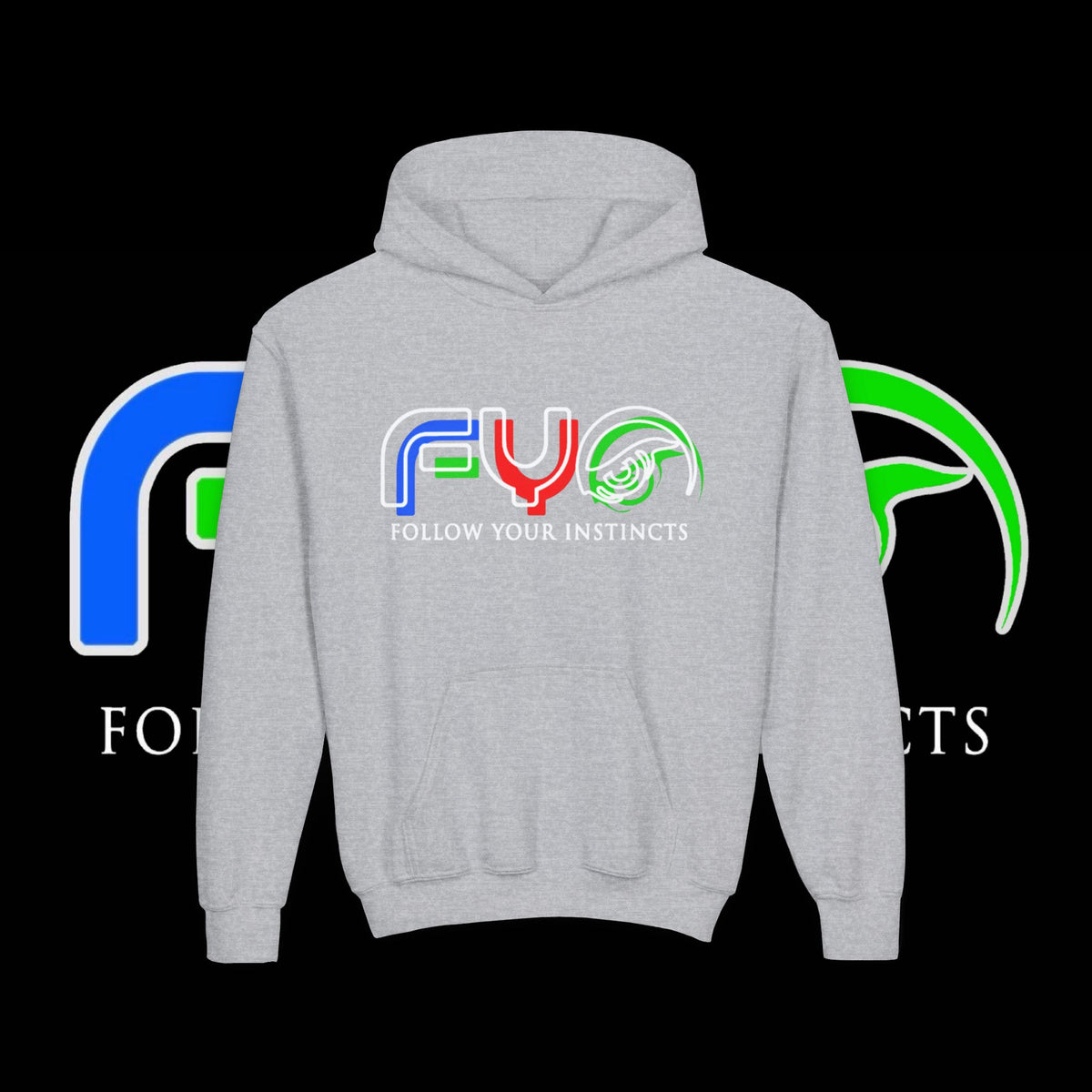Seeing Double Youth Hoodie