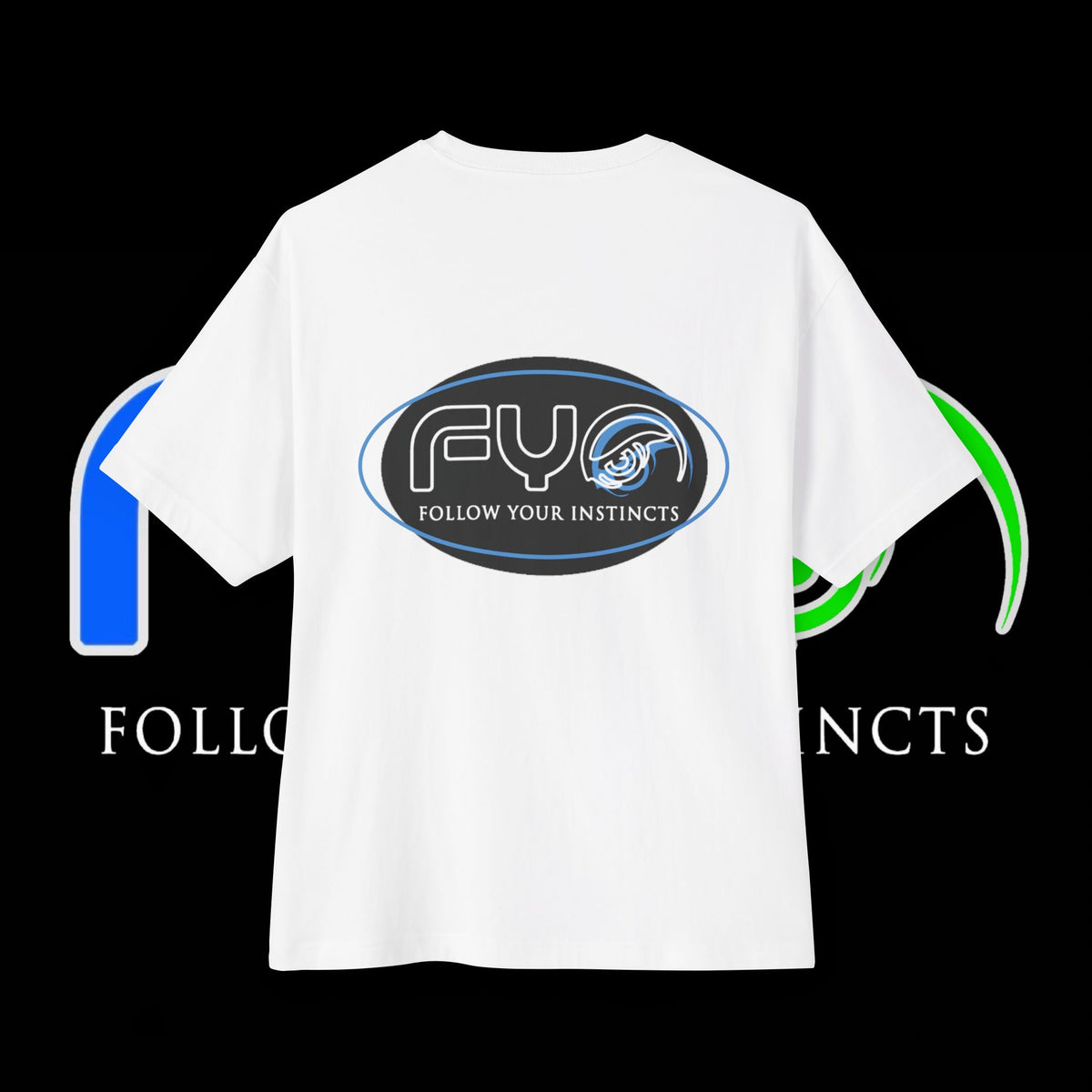 Product of Time Boxy Tee — Light Blue