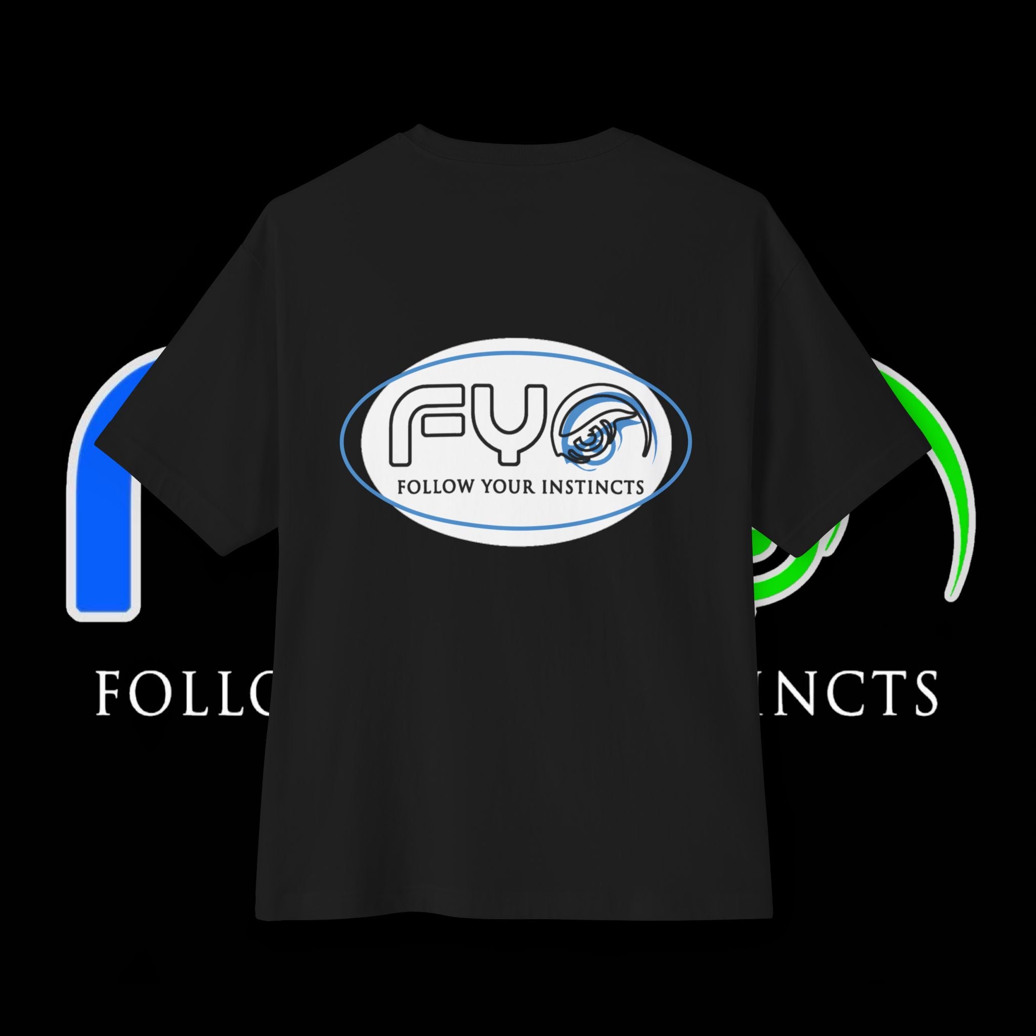 Product of Time; Boxy Tee Light Blue