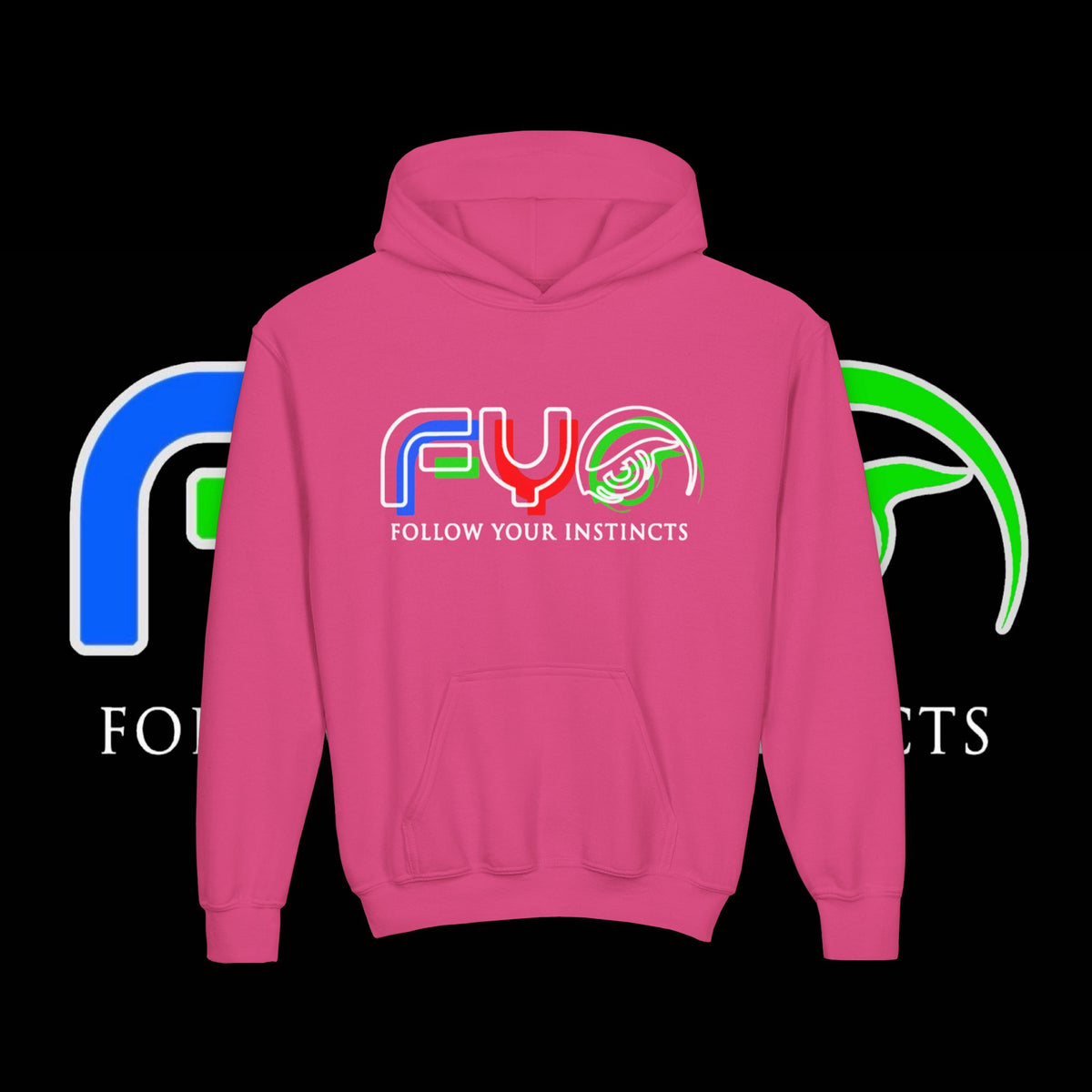Seeing Double Youth Hoodie