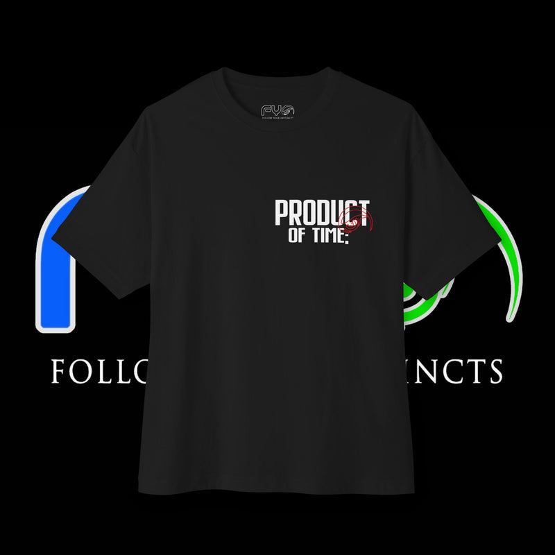 Product of Time Boxy Tee — Red