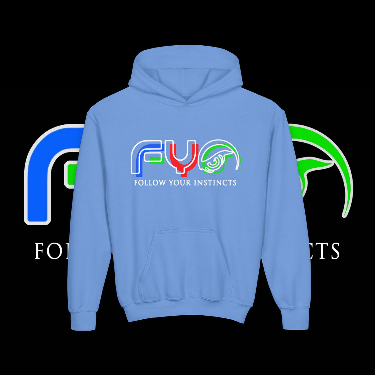 Seeing Double Youth Hoodie