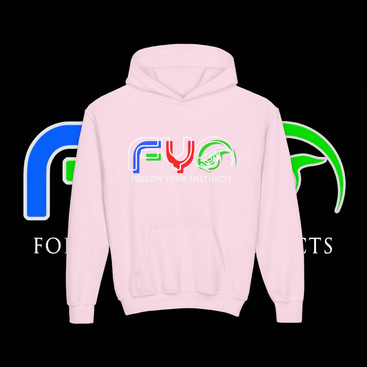 Seeing Double Youth Hoodie