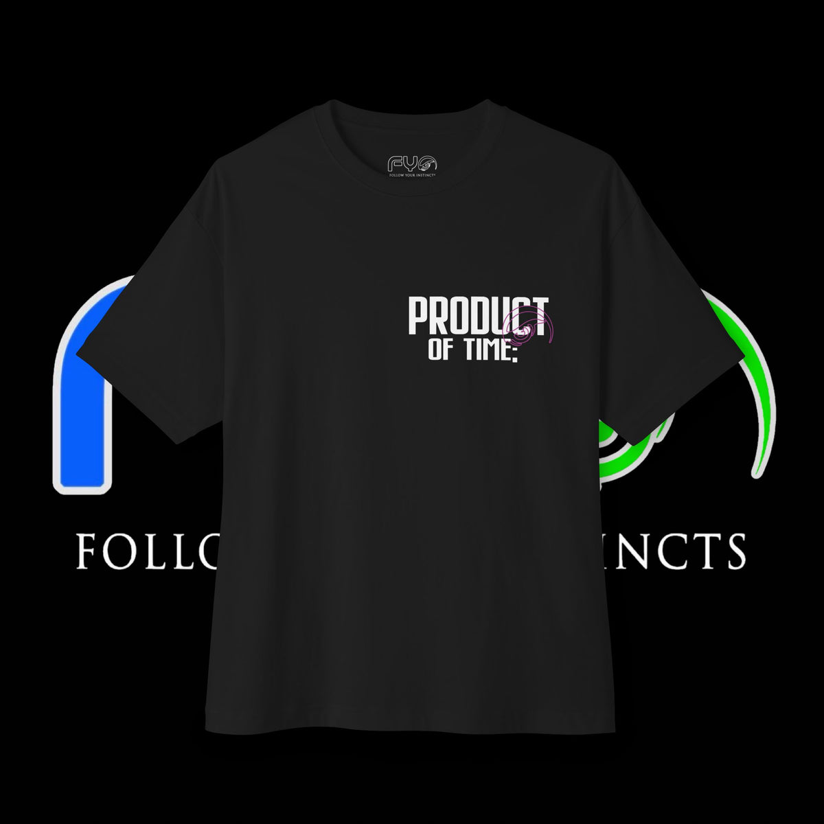 Product of Time Boxy Tee — Pink