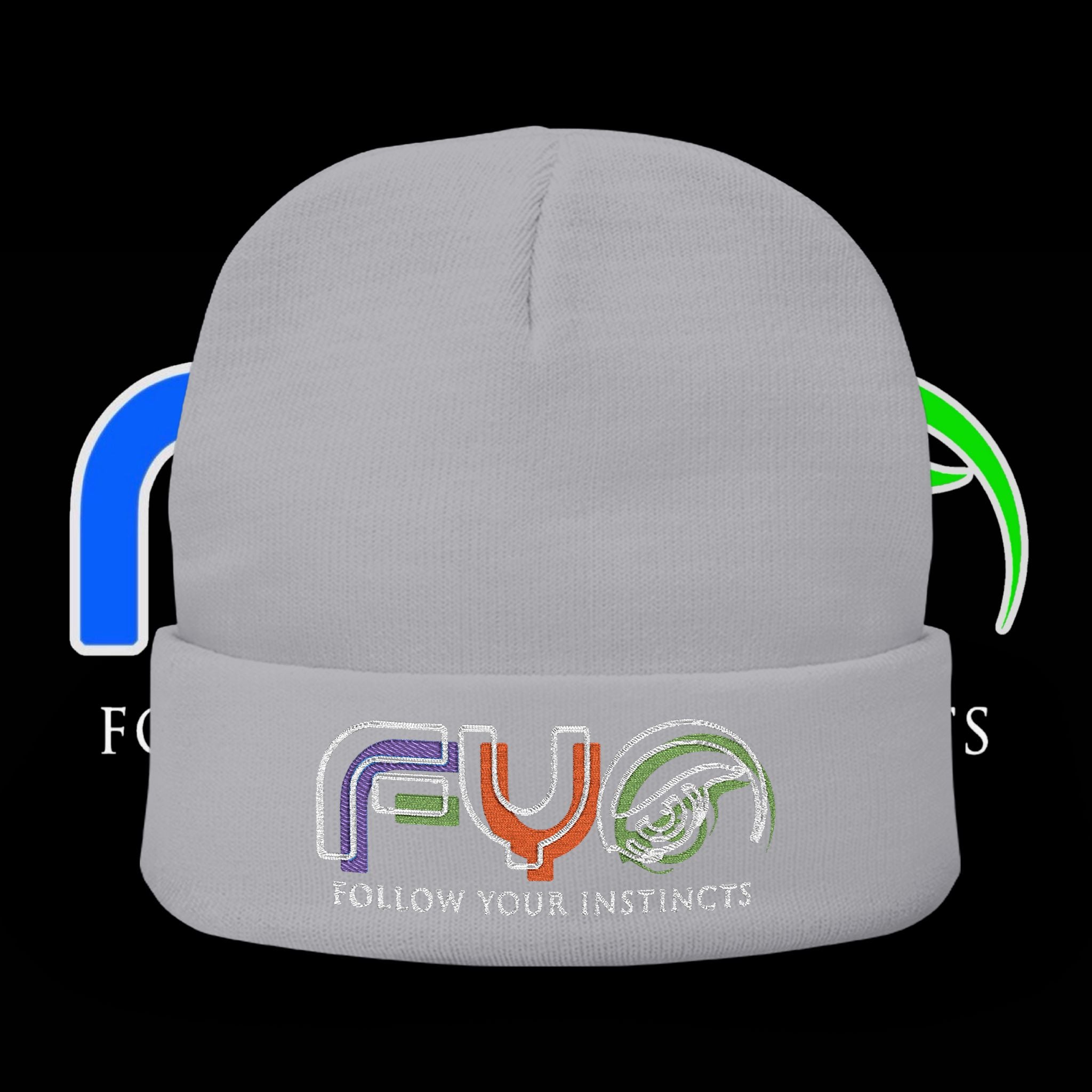 "SEEING DOUBLE" Embroidered Beanie