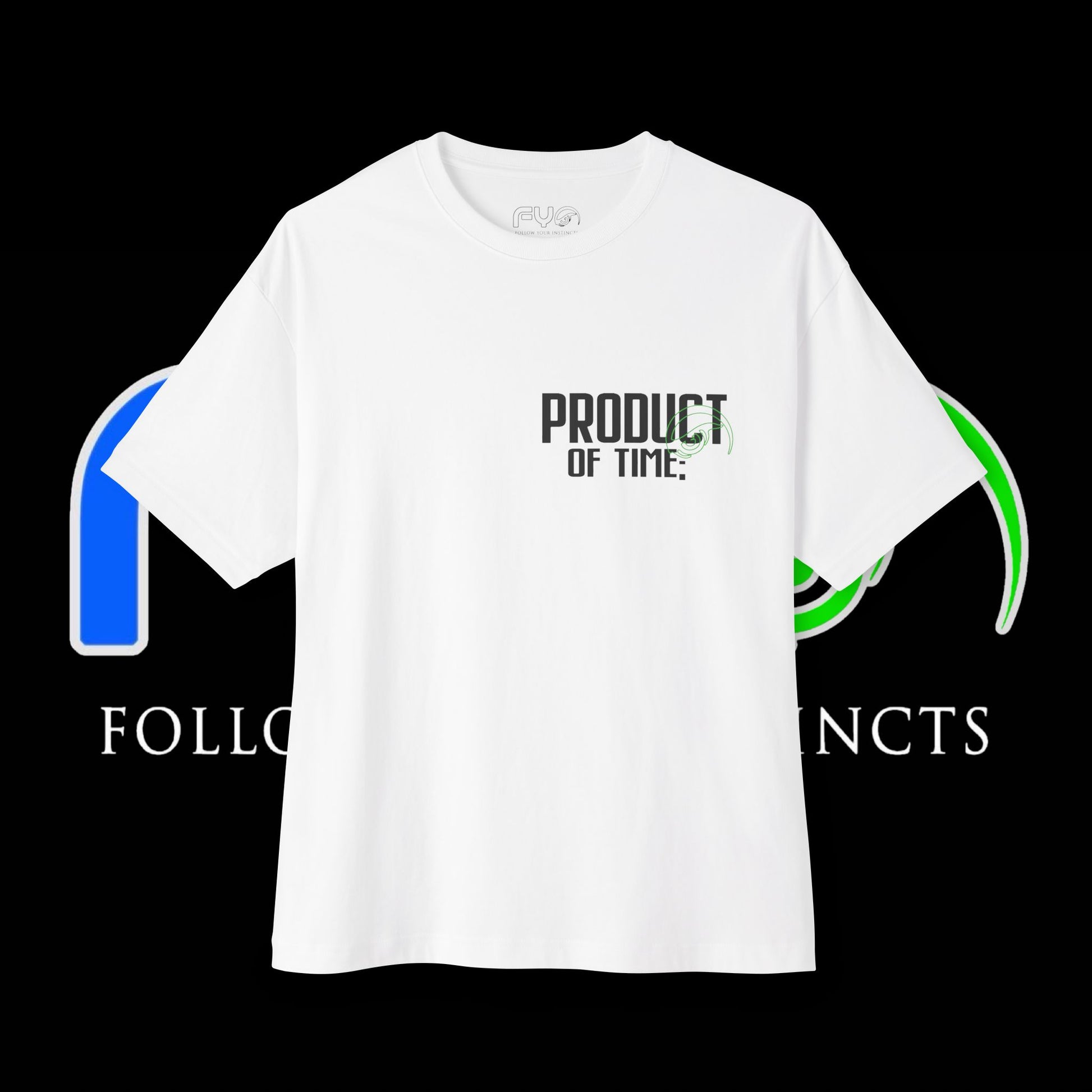 Product of Time; Boxy Tee Green