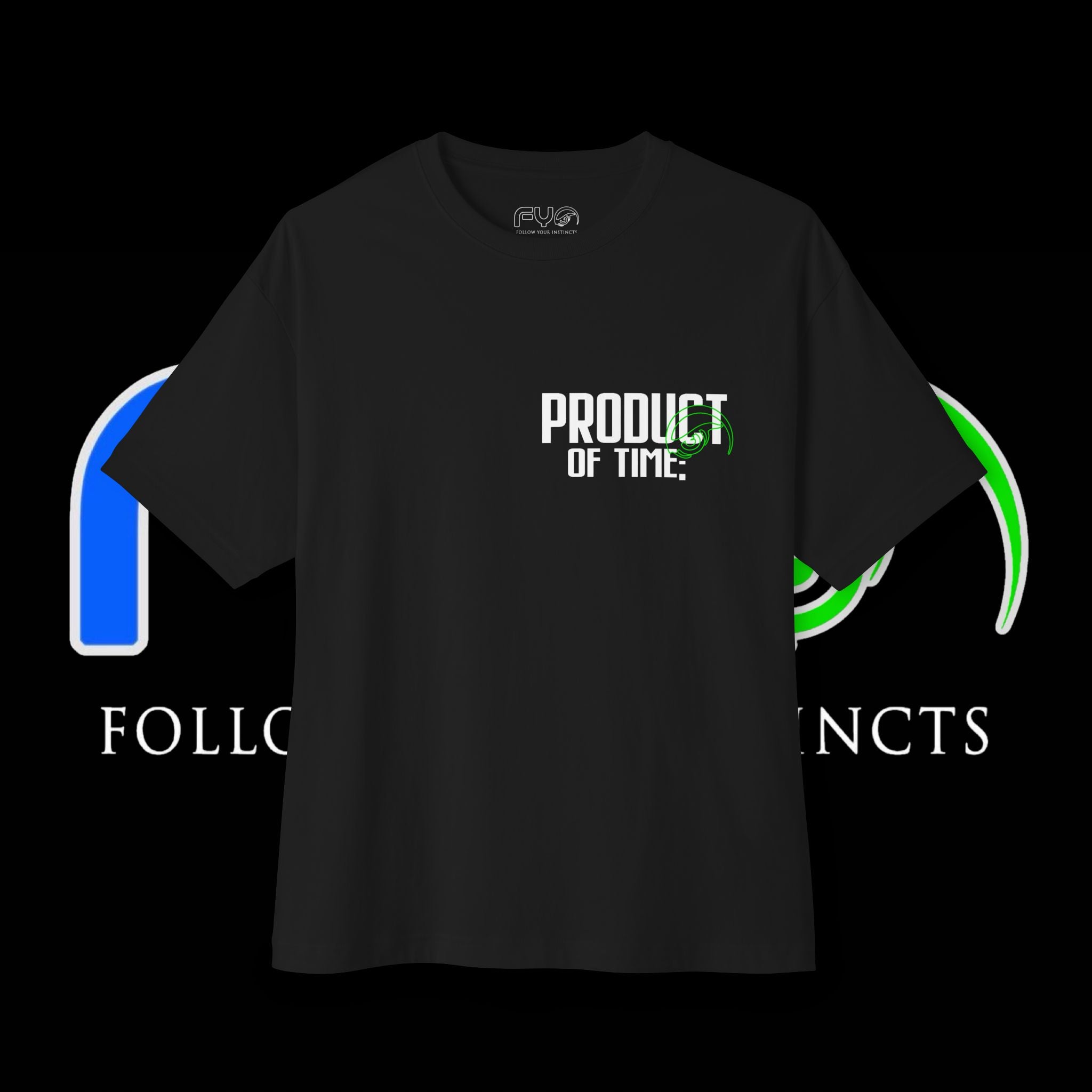 Product of Time; Boxy Tee Green