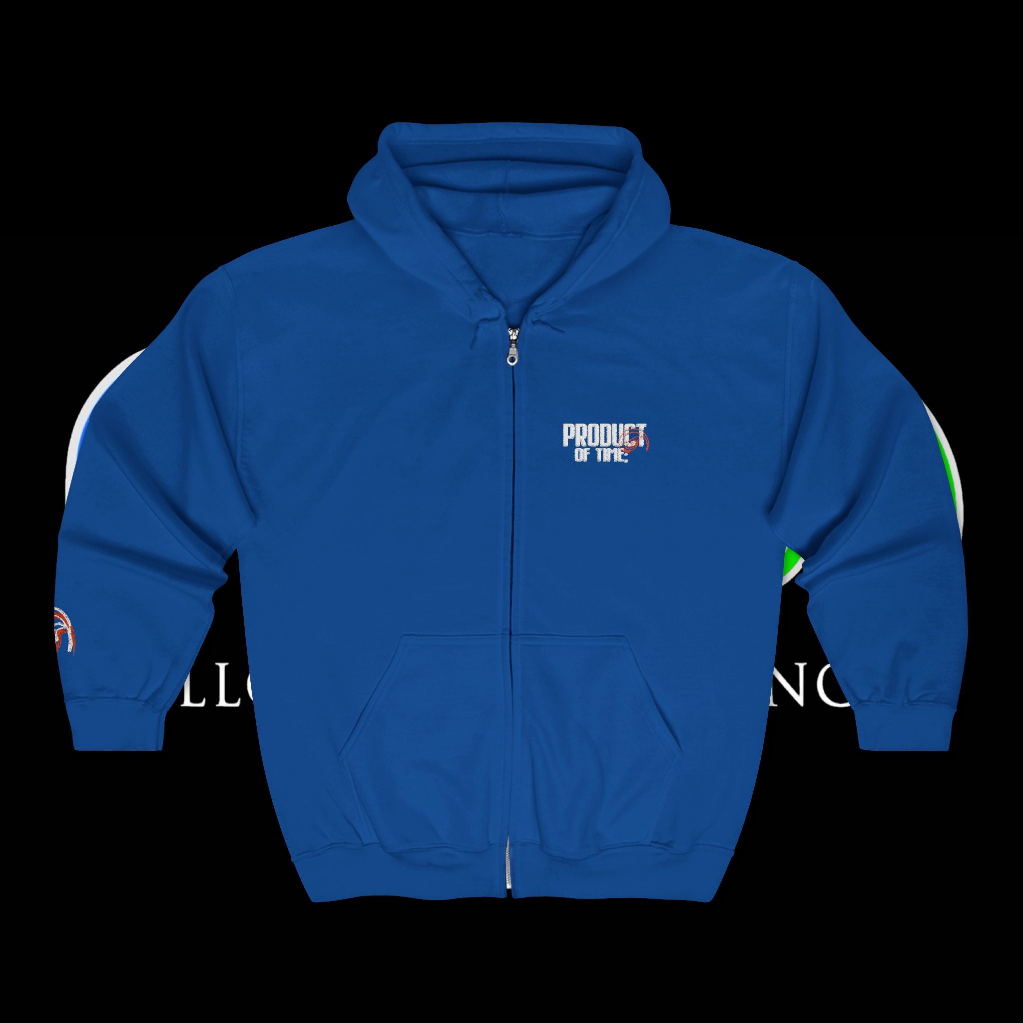 POT; Embroidered Zip Up