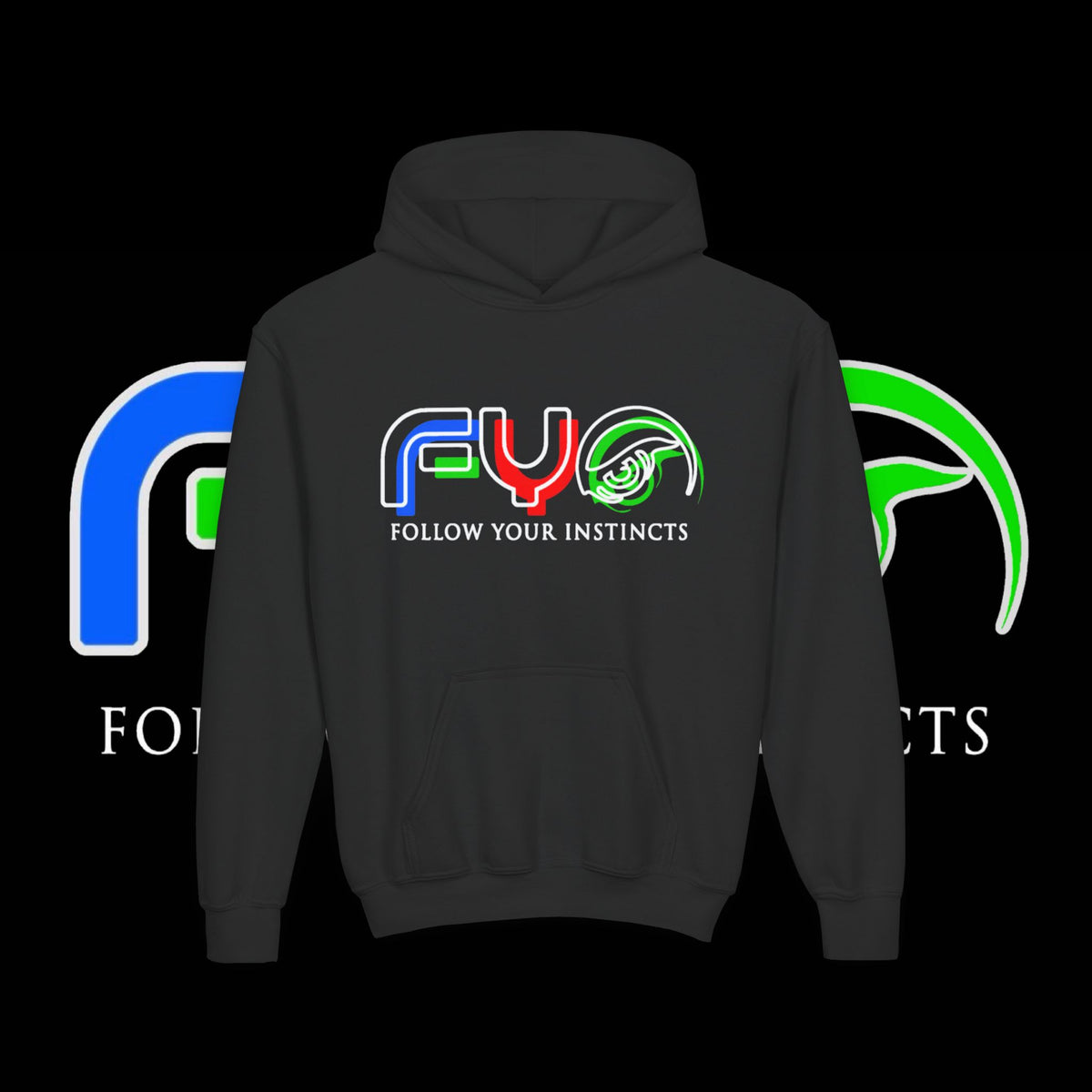 Seeing Double Youth Hoodie