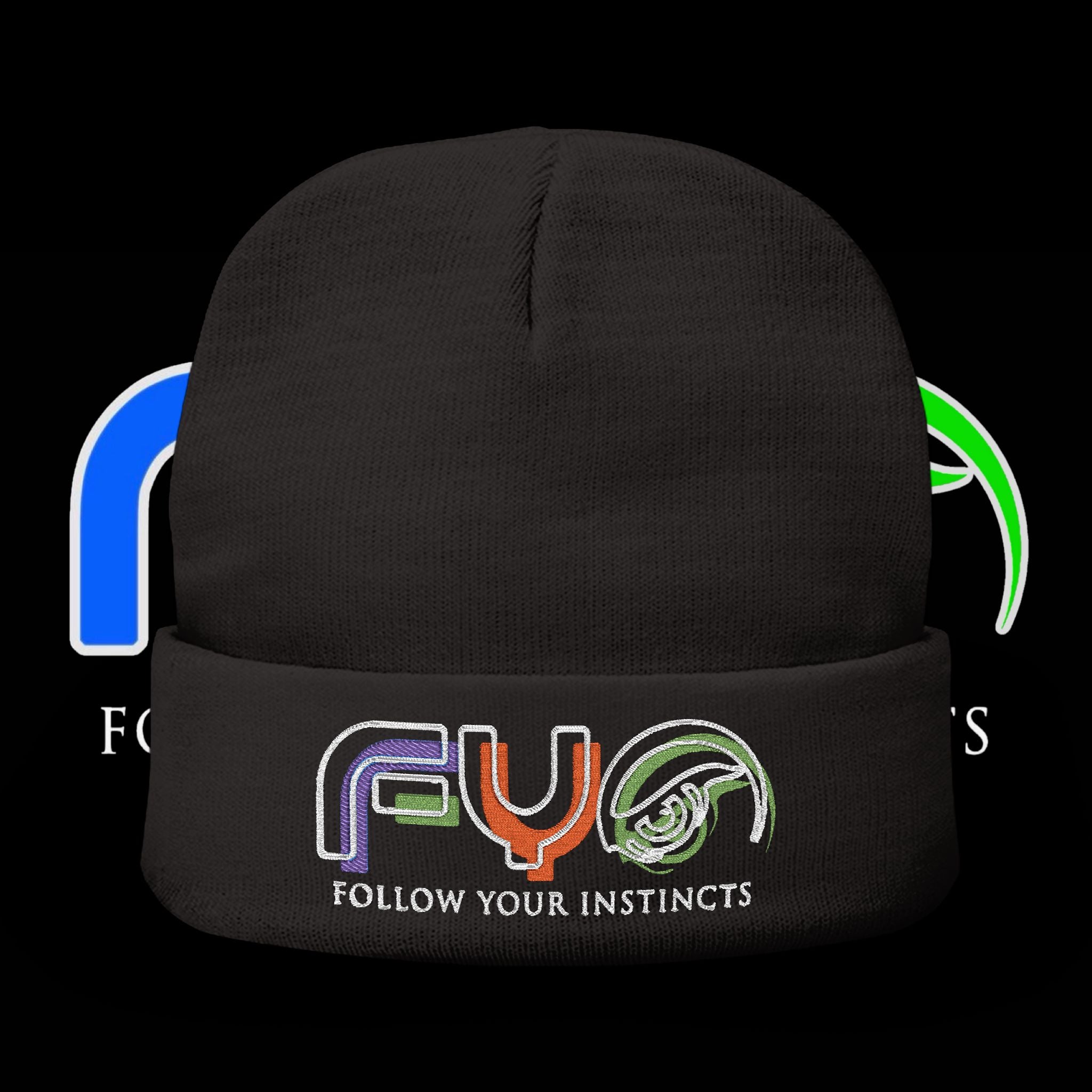 "SEEING DOUBLE" Embroidered Beanie