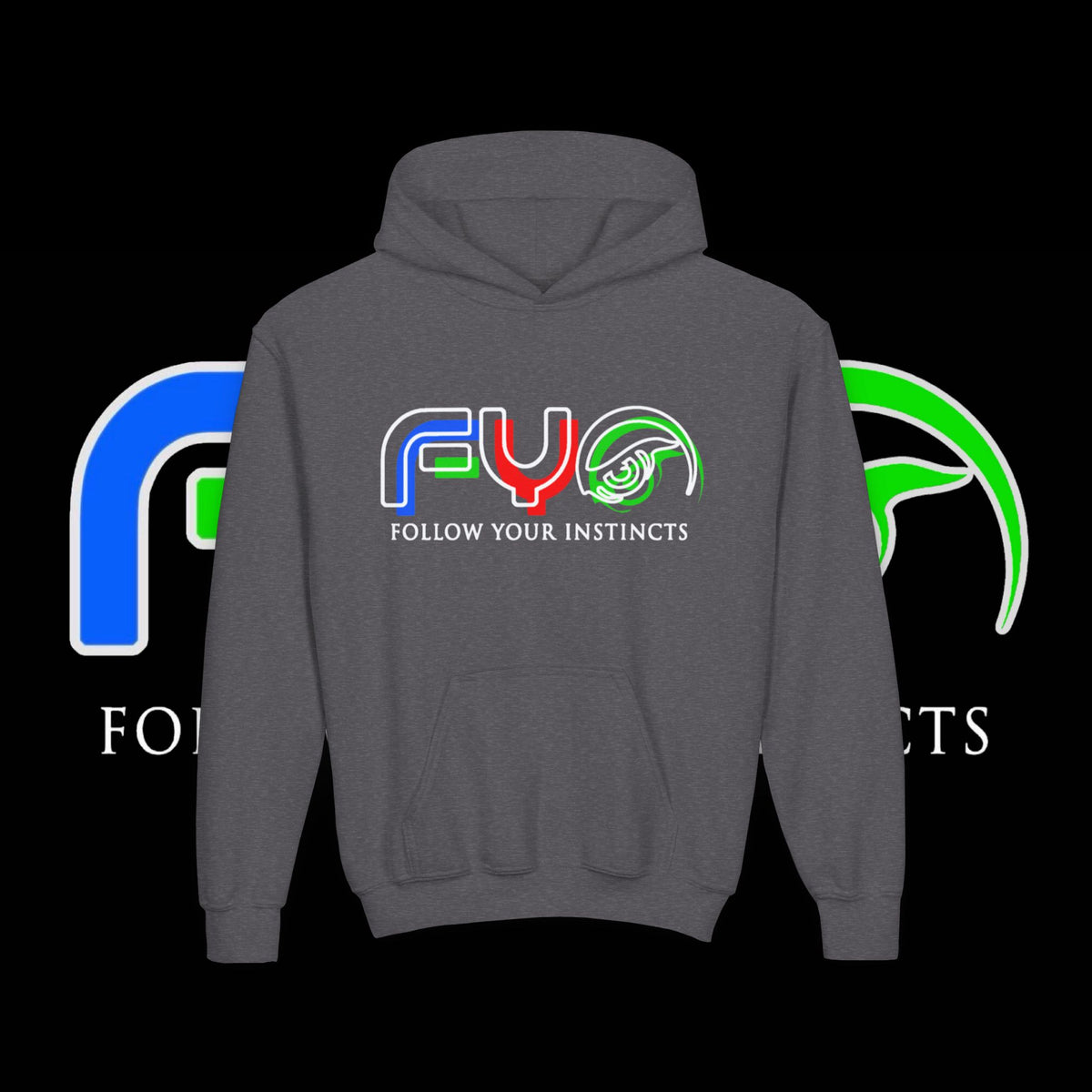 Seeing Double Youth Hoodie