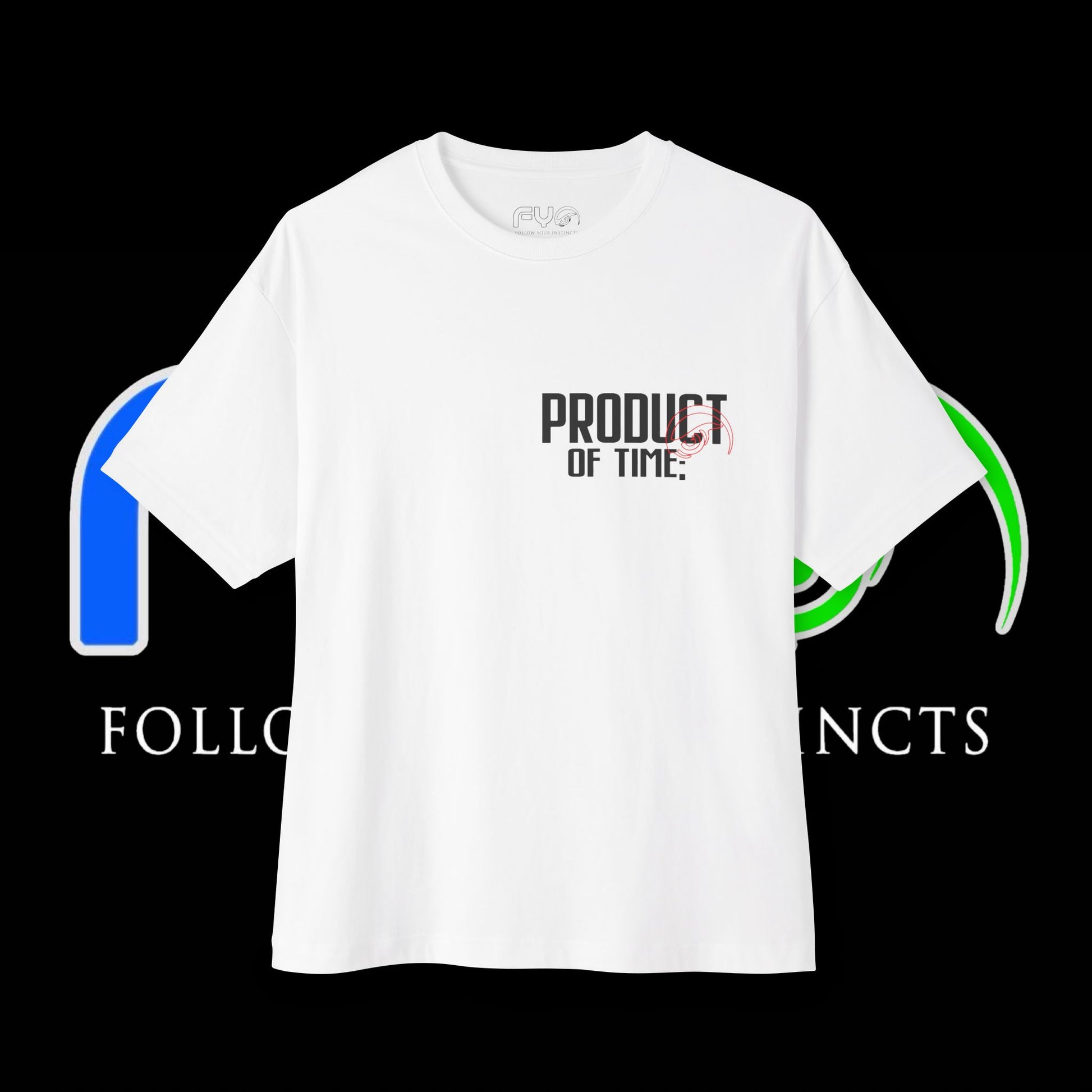 Product of Time; Boxy Tee Red