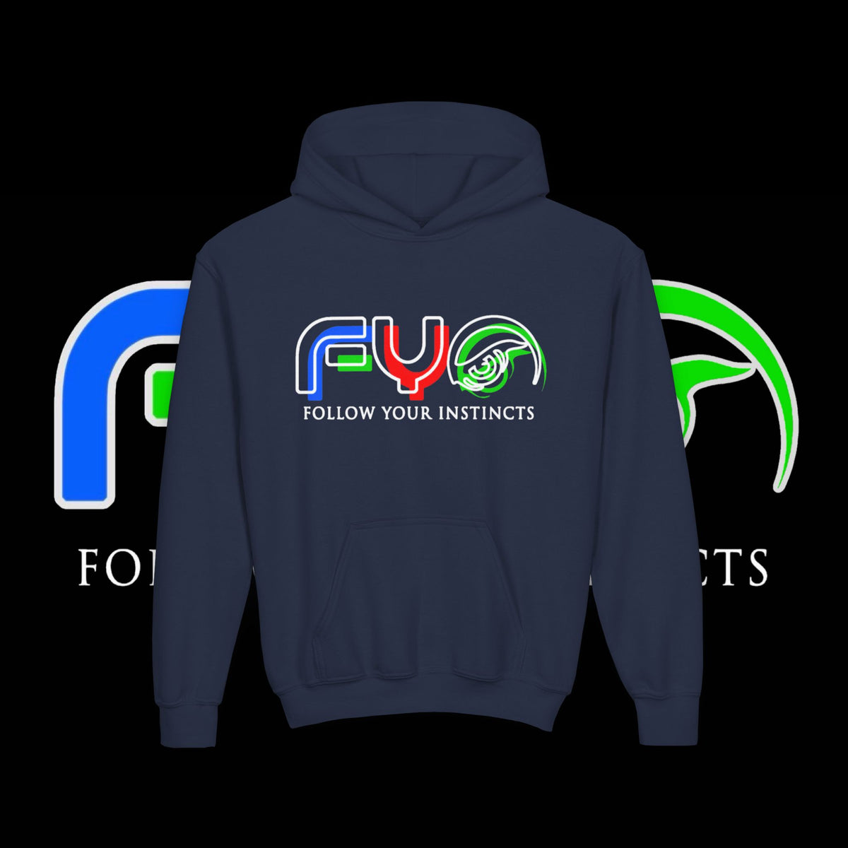 Seeing Double Youth Hoodie