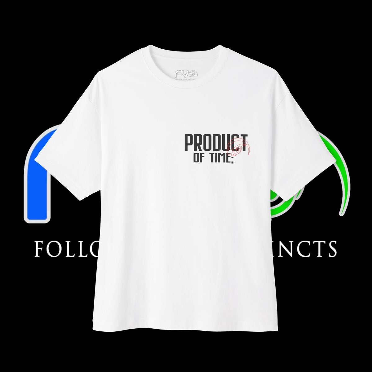 Product of Time Boxy Tee — Red
