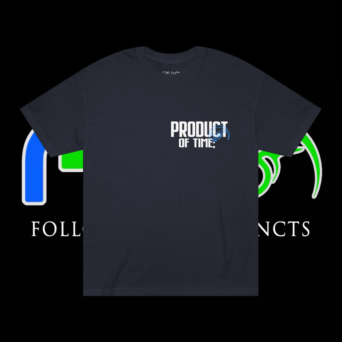 Product of Time Tee — Light Blue