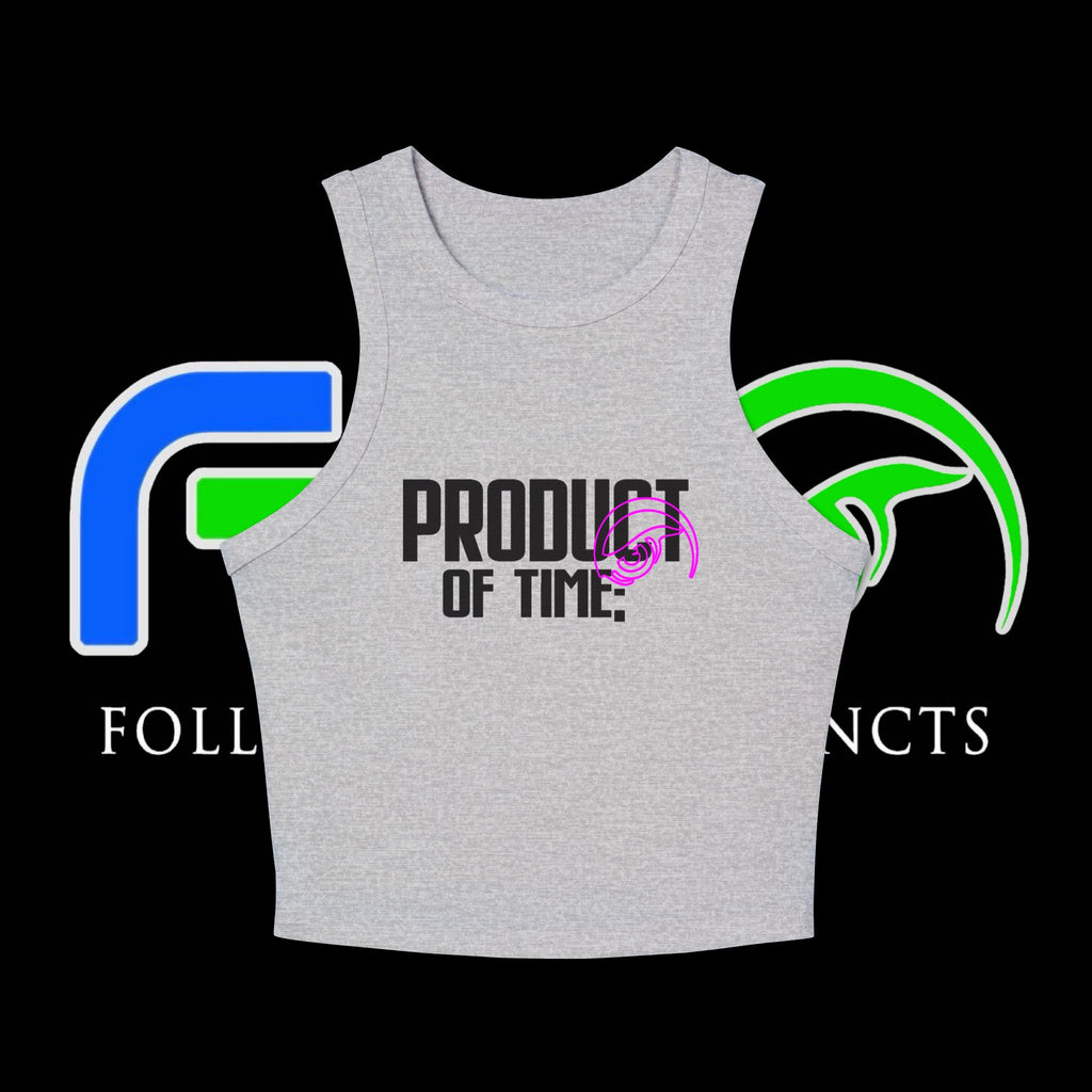 POT; Racer Crop Tank PINK